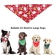 thumbnail image 4 of Toalla navideña para escupitajos para mascotas, toallita para perros estampada en algodón, 4 of 5
