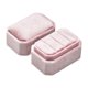 thumbnail image 4 of Caja de joyería, caja de regalo de joyería, caja de anillo, regalo para mujeres, caja de joyería decorativa portátil, contenedor, soporte organizador Rosa, 4 of 9