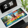 thumbnail image 3 of Hello Summer German Shepherd Pool Day on Watermelon Float Desk Mat Full Keyboard Mouse Pad Alsatian Dog Lover Gifts Large Mousepad - 13008, 3 of 5