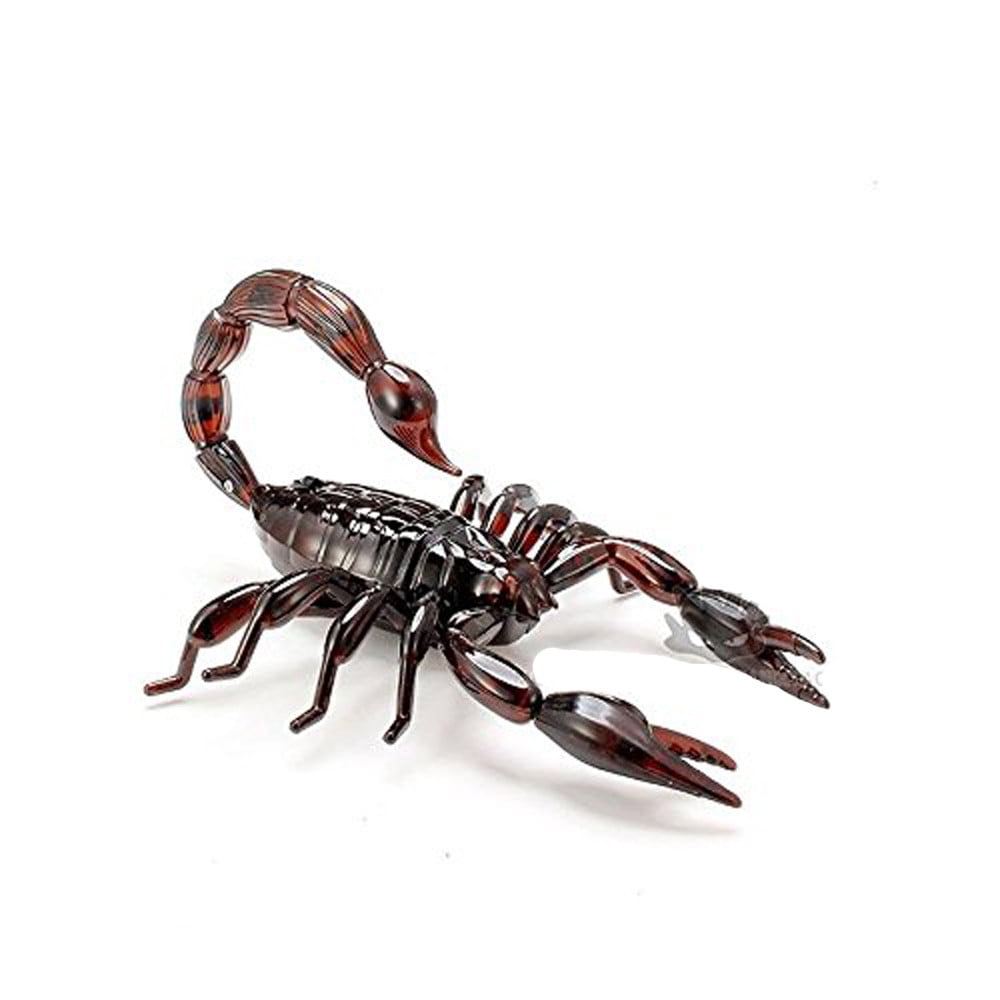 Brown High Simulation Animal Scorpion Infrared Remote Control Kids Toy Fun Gift 