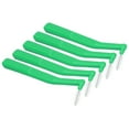 thumbnail image 3 of 5pcs L Shaped Interdental Brushes Effective Cleaning Plaque Removal Braces Brush for Tooth Care Green, 3 of 8