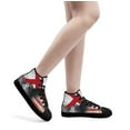 thumbnail image 5 of Alabama State American High Top Canvas Shoes Sneakers Black Size 4.5, 5 of 7
