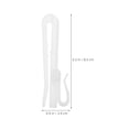 thumbnail image 4 of HEALEEP 50Pcs Curtain Rings for Pinch Pleat Drapes in White Color, 4 of 7