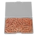 thumbnail image 2 of 150 Pcs Heart Shaped Small Paper Clips with Storage Box, Electroplated Metal Gold Paperclips, Cute Funny Decorative Clips, Strong Clamping, School Office Supplies Desk Organizers, 2 of 7