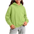 thumbnail image 2 of AherBiu Toddler Kids Teen Girls Sweatshirt Hooded Neck Athletic Fall Casual Loose Long Sleeve Tops Pullover, 2 of 9