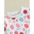 thumbnail image 5 of Newborn Baby Easter Clothes BunnyEgg Print Long Sleeve Sweatshirt with Long Pants 2Pcs Outfit, 5 of 9