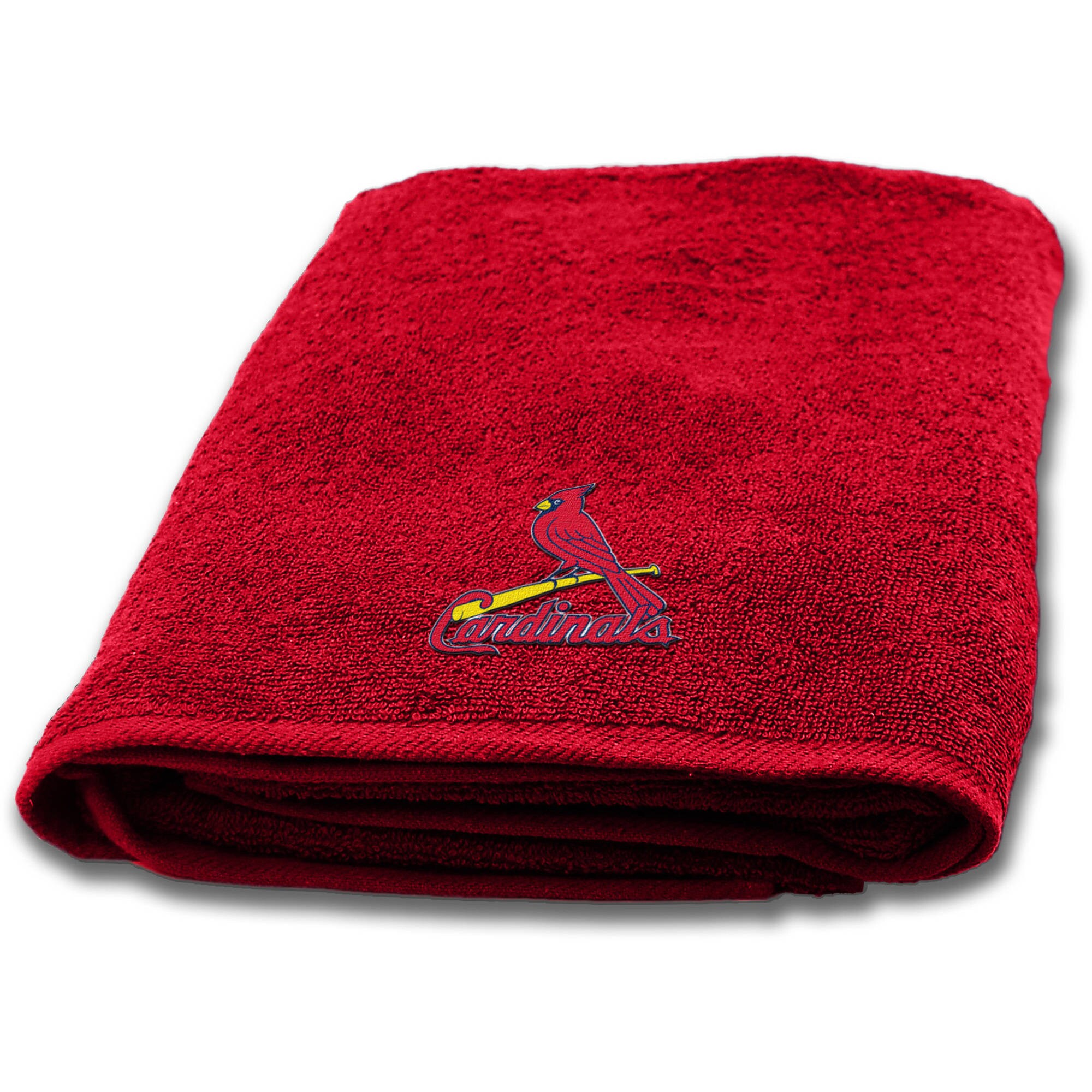 MLB St. Louis Cardinals 25" x 50" Applique Bath Towel, 1 Each Walmart