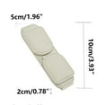 thumbnail image 3 of Ganchos para colgar soporte para lentes, visera solar, clip magnético para coche, soporte de cuero para colgar gafas de sol, clip rectangular para gafas de sol., 3 of 5