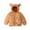 Coffee, variant on Puffer Jacket Girls Lightweight Hooded Down Coat Kids Winter Coat Warm Comfy Outerwear Size 1T-8, Pink