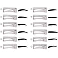 thumbnail image 1 of Eyebrow Shaping Tool Kits 12PCS Eyebrow Shaping Tool Kits Eyebrow Stencils With Elastic Fixing Strap, 1 of 6
