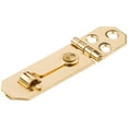 thumbnail image 2 of National Hardware V1828 Series N211-912 Hasp with Hook, 2-3/4 in L, 3/4 in W, Brass, Solid Brass, 2 of 3