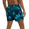 thumbnail image 4 of Men's Hanes® Originals Ultimate 3-Pack Knit Moisture-Wicking Stretch Cotton Boxers Color: Blue Print Size: L, 4 of 5