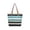 D, variant on Women's Striped Straw Tote Bag, Summer Beach Shoulder Bag with Faux Leather Handles, Lightweight Handbag for Vacation, Pool, Shopping, Travel, Casual Daily Use(D, 1 PC)