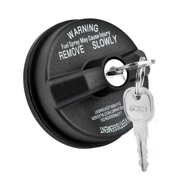 Locking Gas Cap, Locking Fuel Cap, 5278655AB 05278655AB, Compatible With Jeep Wrangler TJ Ram 1500 Dodge Grand Caravan Chrysler