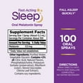 thumbnail image 3 of Nature’s Bounty Fast Acting Melatonin Sleep Aid Spray, Mild Mint, 100 Oral Sprays, 3 of 7
