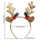 thumbnail image 4 of Adorno Navideño para Adultos y Niños, Accesorios para El Cabello, Diadema de Astas Doradas, Tocado, Diadema de Astas con Polvos Sueltos, 4 of 7