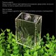 thumbnail image 3 of Vidrio Acrílico Planta Acuática Maceta Tanque de Peces Soporte de Vidrio Agujero Permeable Diseño de Corte Inclinado con Ventosas 4X para Decoración de Acuario Aquascape ANGGREK Otros, 3 of 8