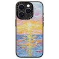 thumbnail image 4 of Compact 15 Pro Case [4 ft. 2X Military Grade Drop Protection/Slim/Lightweight] - Frosted Sunset - Clear Black, 4 of 5