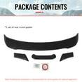 thumbnail image 6 of Ikon Motorsports Rear Trunk Spoiler Compatible with 2024-2026 Ford Mustang, Dark Horse Style Matte Black ABS Plastic Back Lid Spoiler Wing Lip, 6 of 8