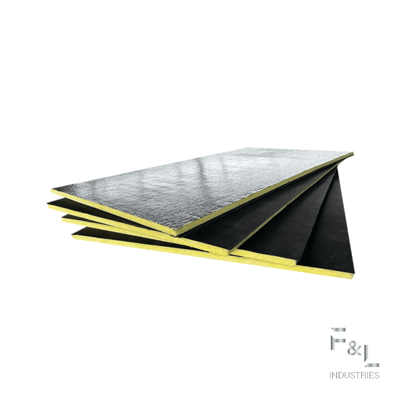 F&L R6 Johns Manville Duct Insulation Panel - HVAC Thermal Fiberglass Insulation for Sheet Metal Duct Systems (1.5in x 24in x 48in)