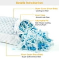 thumbnail image 2 of Cooling Bed Pillows for Sleeping，Memory Foam Pillows Luxury Extra Comfy Gel Pillows, 2 of 8
