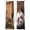 Black2, variant on Farm Panda Sheer Curtains 54 Inch Length 2 Panels for Living Room, Farmhouse Barn Funny Animals Butterfly Voile Kitchen Curtain Set, Luxury Privacy Drapes Window Treatment for Bedroom