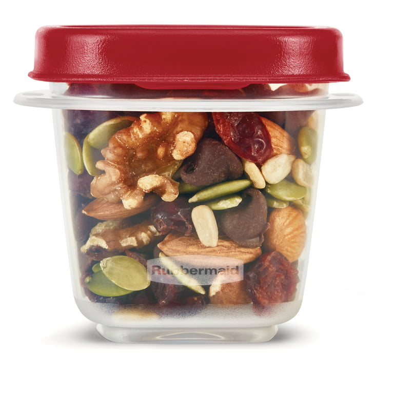  Rubbermaid - Mini Food Storage Containers, (0.5 Cup), (6 Pack)  : Home & Kitchen