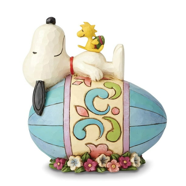 Peanuts Jim Shore Snoopy on Easter Egg Figurine
