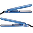thumbnail image 3 of Rizador de pelo de férula, rizador de pelo de doble propósito, rizador de pelo de clip recto de titanio nano azul, 3 of 3