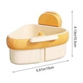 thumbnail image 3 of Sink Suction Cup Storage Rack for Kitchen Drains with Leftover Food Residue Filter and Slag Separation Basket, 3 of 6