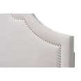 thumbnail image 3 of Pemberly Row Tête de Lit Moderne Rembourrée Grand Lit en Beige Grisâtre, 3 of 4