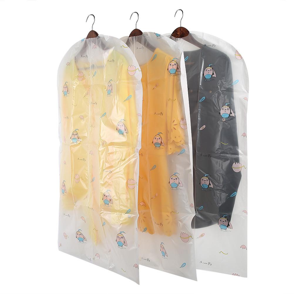 LYUMO Clothes Dust Cover, 3pcs Hanging Clothes Dust Cover Wardrobe