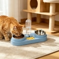 thumbnail image 2 of Qholemyo Multi Purpose 2 In 1 Pet Bowl Pet Food Bowl Food Water Feeding Bowl For Cats And Dogs, 2 of 6
