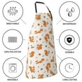 thumbnail image 5 of Kdxio Cute Squirrel Fall Apron with Pockets Adjustable Kitchen Aprons for Men Women Waterproof Aprons for Cooking,Drawing,Crafting, Baking Household Cleaning, 5 of 8