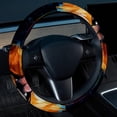 thumbnail image 2 of Pixel Dog 14.5 Inch Printing PVC Leather Steering Wheel Cover Auto Accessories, Steering Wheel Covers Car Wheel Covers, 2 of 6