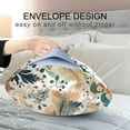 thumbnail image 4 of Yayeee Pillowcase King Size Set of 2 Satin Wrinkle Resistant Pillow Case, Whimsical Leaves, 4 of 8
