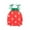 Red, variant on Angala Girls Romper Jumpsuit Summer Baby Clothes Toddler Outfit Casual Strap Strawberry Print Playsuit For 0 24 Months Cozy Cute Boys And Girls Jumpsuit 12-18 Months