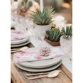 thumbnail image 6 of Cloth Napkins Set of 2 - 20x20 Inches, Pink Spring Floral Washable Reusable Table Napkins, Summer Botanical Watercolor Vintage Soft & Absortbent Dining Napkin for Party Wedding Hotel Restaurant, 6 of 8