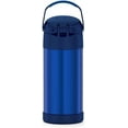 thumbnail image 3 of THERMOS FUNTAINER 12 Ounce Stainless Steel Vacuum Insulated Kids Straw Bottle, Blue, 3 of 3