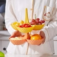 thumbnail image 6 of Vikakiooze 2022 Home Storage and Organization 1PC Creative Modern Living Room Household Multi-layer Snack Tray Fruit Basket, 6 of 6