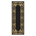 thumbnail image 2 of Safavieh HK333B Transitional Chelsea Wool Pile Area Rug-Color:Black,Shape:Medium Rectangle,Size:5'-3" X 8'-3", 2 of 2