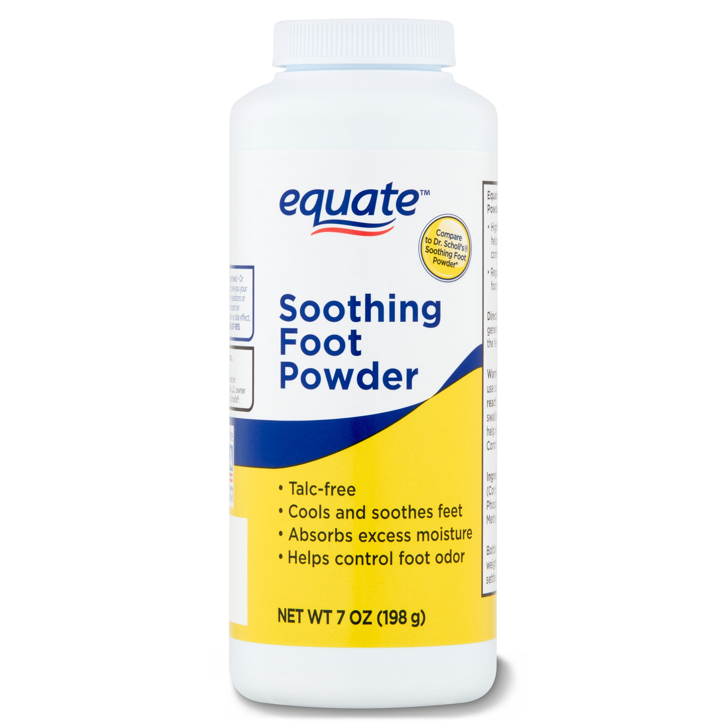 Equate Soothing Foot Powder, 7 oz