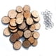 thumbnail image 2 of piezas de madera colgante colgante DIY piezas de madera accesorio de artesanía para decoración del hogar 40 Piezas Kearding HA003188-00, 2 of 6