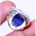 thumbnail image 2 of Lapis Lazuli - Afghanistan Gemstone 925 Sterling Silver Unisex Ring s.8 A312, Gemstone Silver Jewelry, New Year Sale, Valentin's Day Gift, 2 of 2