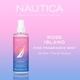 thumbnail image 2 of Nautica Rose Island Fragrance Hair & Body Mist for Women, Mood-Boosting Perfume, Happy & Confident, Amber Floral, Vegan Formula, Long Lasting, 8.4oz, 2 of 6
