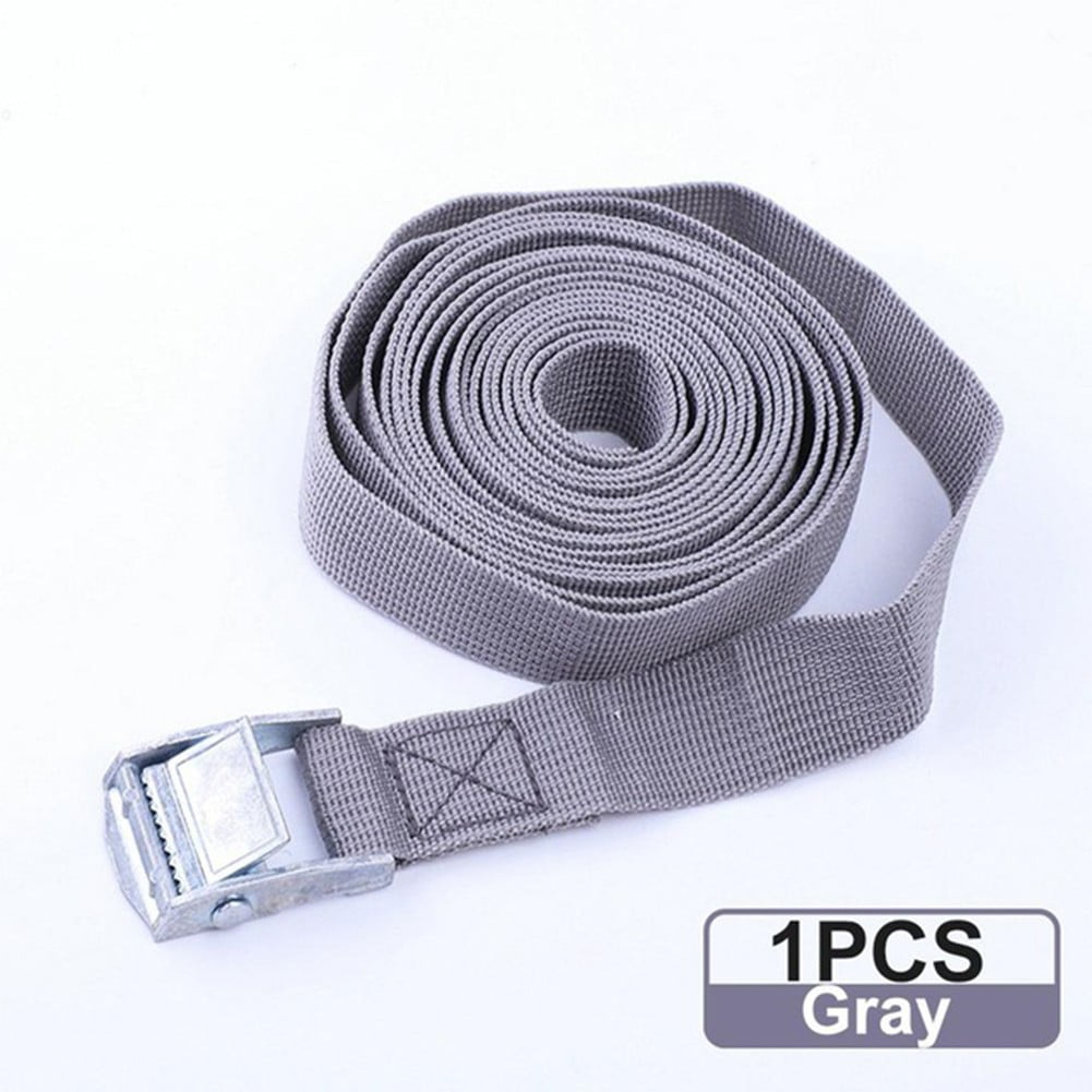 Cam Buckles Tie Down Straps 2 x 25mm 1.5 meter WHITE  endless Car Luggage straps