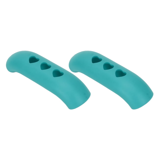 2Pcs Silicone Assist Handle Holder Grip, Heat , Non Slilp Pot Sleeve for Frying Pans, Griddles with Thermolytic Holes, Prevent Slipping, Easy Install, Widely Use