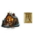 thumbnail image 1 of Adorno decorativo independiente de resina acrílica con marco de fotos frontal de cristal para estantería de mesa, dormitorio, oficina., 1 of 8