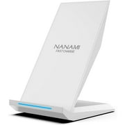 Fast Wireless Charger,NANAMI Qi Certified Wireless Charging Stand 7.5W Compatible iPhone 11/11 Pro/11 Pro