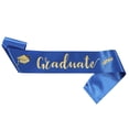 thumbnail image 1 of Fgnfyis I Graduated Sash Ribbon Graduation Stole Accessory Party Decoration Supplies for Graduate Celebration Dark Blue, 1 of 2